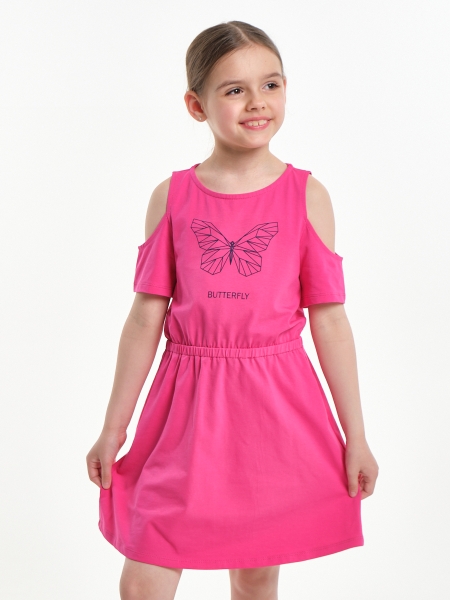 Платье для девочек Mini Maxi, модель 4510, цвет малиновый - Платья для девочек с коротким рукавом