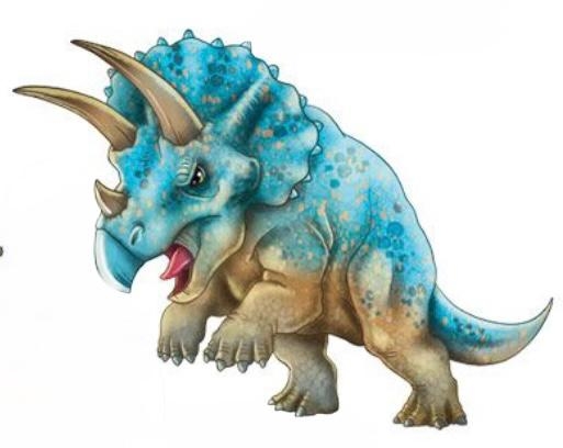 Трицераптос - Супер Животные Динозавры