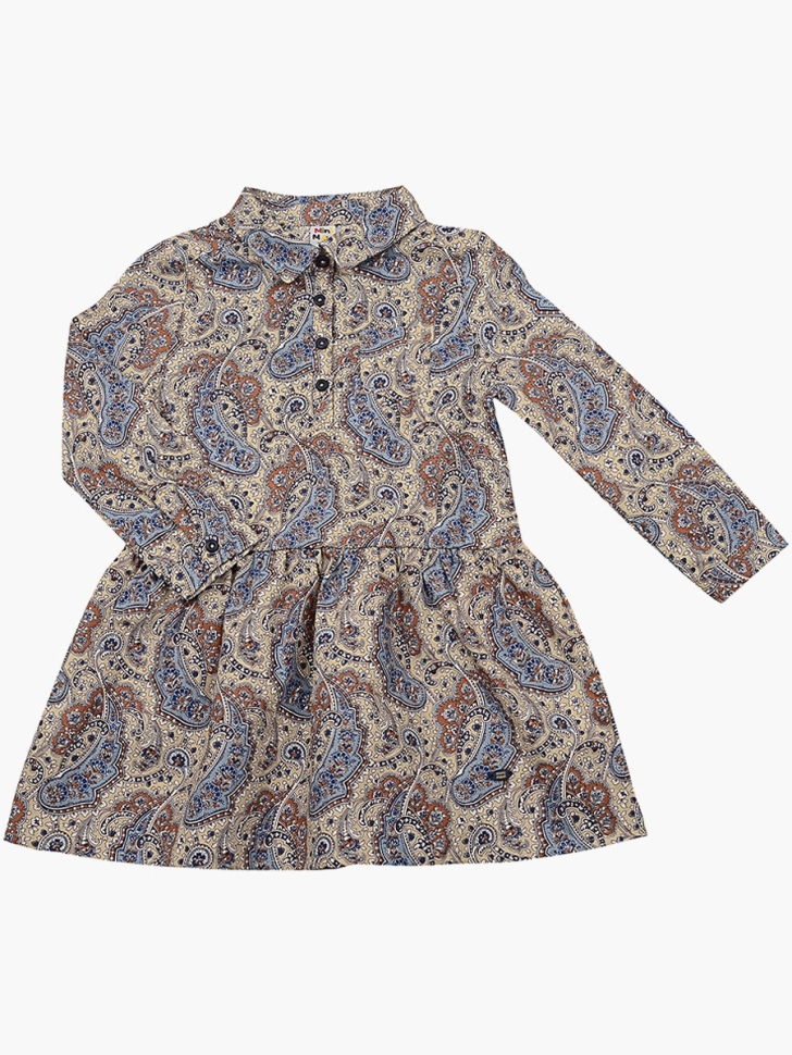 Платье для девочек Mini Maxi, модель 3782, цвет бежевый/мультиколор - Брюки спортивные (джогеры)