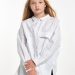 Блузка для девочек Mini Maxi, модель 7953, цвет белый