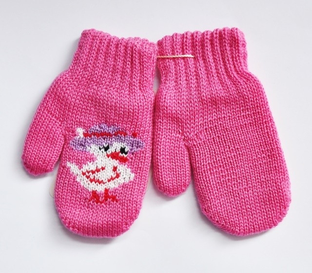Варежки детские двойные - Варежки