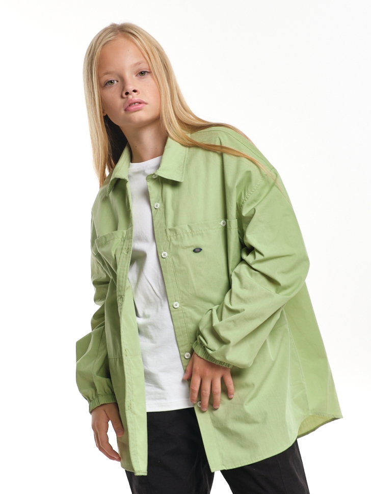 Рубашка для девочек Mini Maxi, модель 7997, цвет фисташковый - Рубашки для девочек