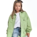 Рубашка для девочек Mini Maxi, модель 7997, цвет фисташковый