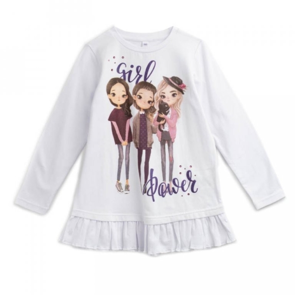Комплект трикотажный для девочек: фуфайка (футболка), брюки (легинсы), Play - Комплекты летние