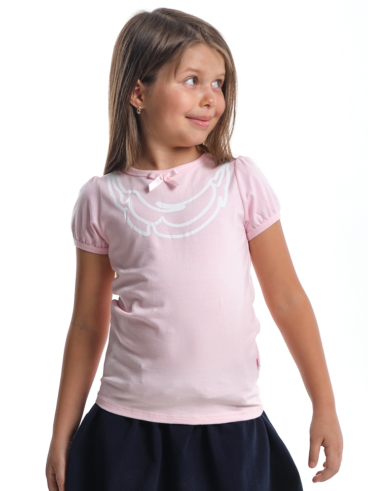 Футболка для девочек Mini Maxi, модель 0670, цвет розовый - Футболки для девочек