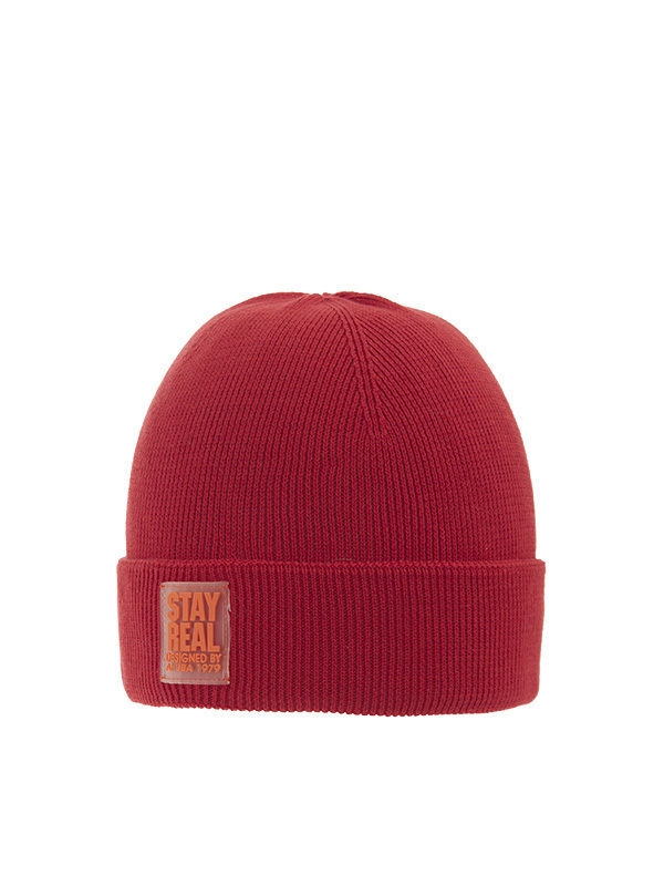Шапка для мальчика Real, Миалт красный, весна-осень - Шапки весна-осень