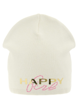 Шапка для девочки Зазеркалье, Миалт светло-бежевый, весна-осень