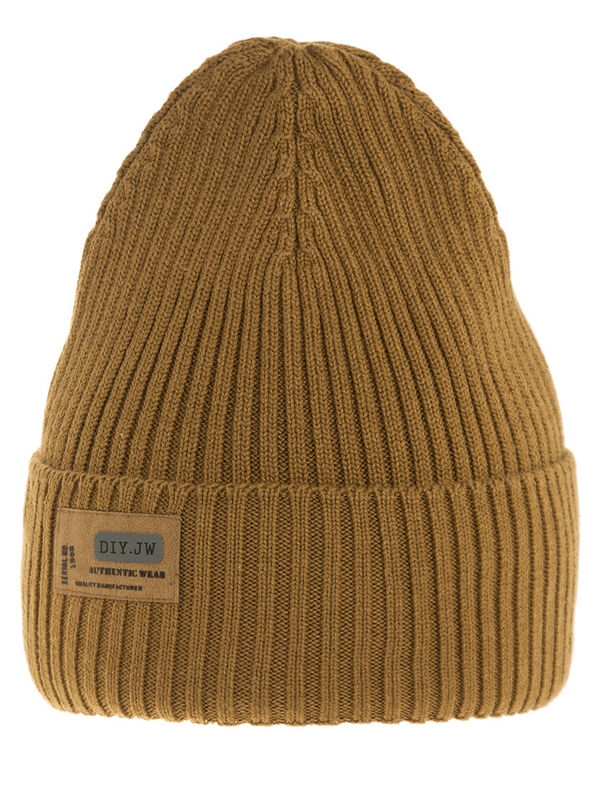 Шапка для мальчика Агентура, Миалт темно-горчичный, весна-осень - Шапки весна-осень