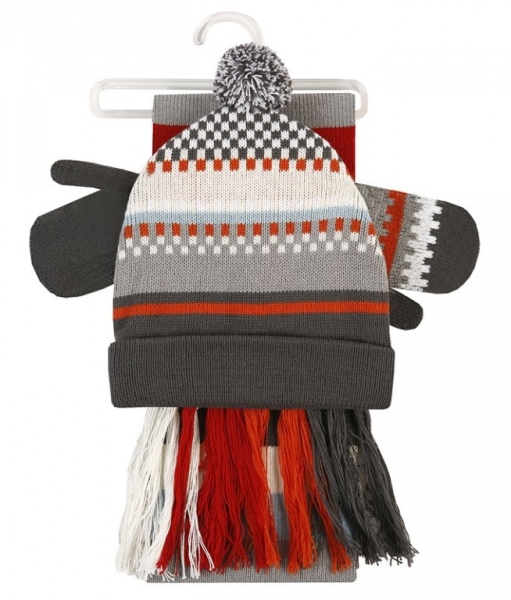 Комплект: шапка, шарф, варежки - Комплекты: шапка и шарф