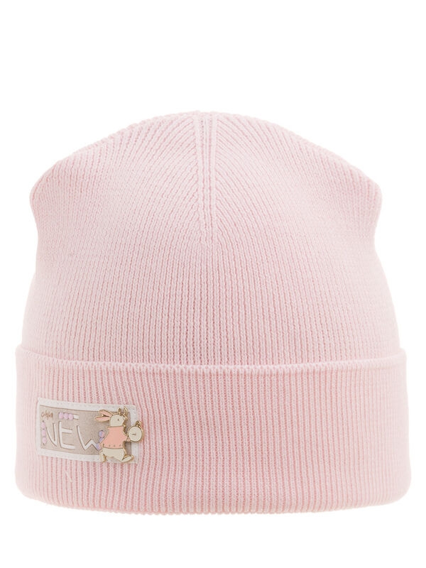 Шапка для девочки Тиффани-2, Миалт бледно-розовый, весна-осень - Для девочек весна-осень