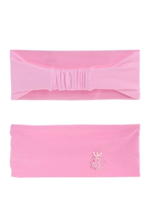 Повязка для девочки Милочка, Миалт ярко-розовый, лето