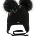 Шапка для девочки Коала, Миалт черный, зима