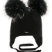Шапка для девочки Коала, Миалт черный, зима