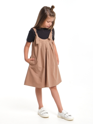Комплект для девочек Mini Maxi, модель 7945/7946, цвет черный/коричневый