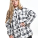 Рубашка для девочек Mini Maxi, модель 8008, цвет клетка