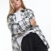 Рубашка для девочек Mini Maxi, модель 8008, цвет клетка