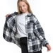 Рубашка для девочек Mini Maxi, модель 8008, цвет клетка