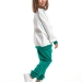Спортивный костюм для девочек Mini Maxi, модель 8048, цвет белый/зеленый