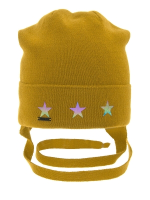 Шапка для мальчика Оскар, Миалт горчичный, весна-осень