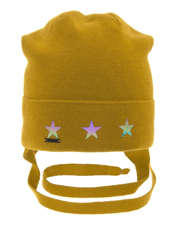 Шапка для мальчика Оскар, Миалт горчичный, весна-осень - Шапки весна-осень