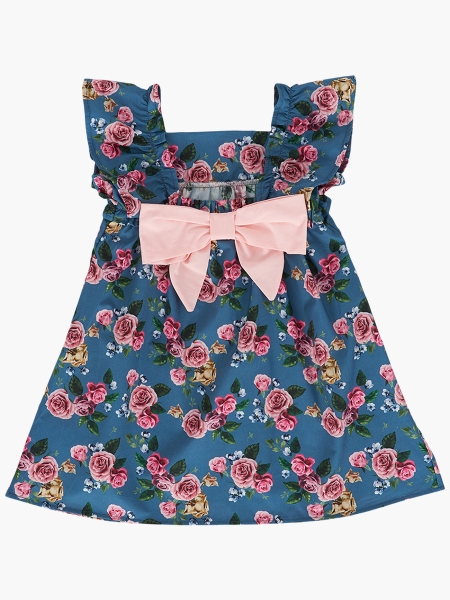 Платье для девочек Mini Maxi, модель 7134, цвет мультиколор - Платья для девочек с коротким рукавом