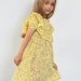 Платье для девочки вискоза БУШОН ST69, цвет желтый