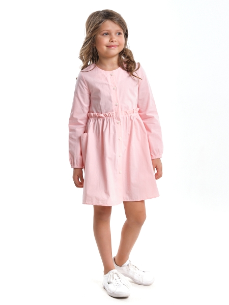 Платье для девочек Mini Maxi, модель 7023, цвет розовый - Платья для девочек с длинным рукавом