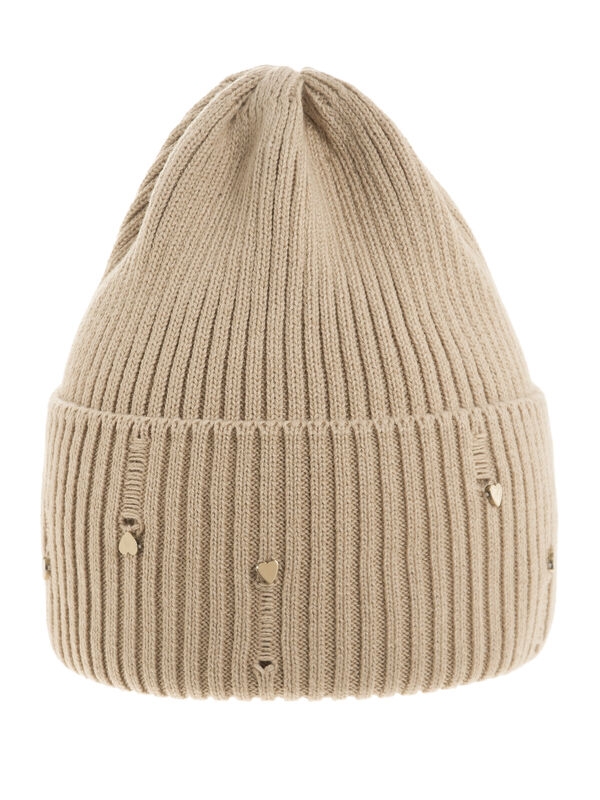 Шапка для девочки Вальтера, Миалт бежевый, весна-осень - Для девочек весна-осень