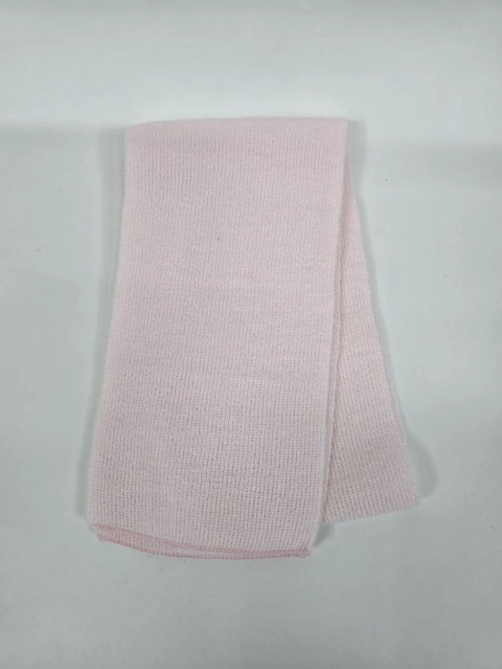 Шарф детский CWZ 03 (2/1) светло-розовый - Манишки детские