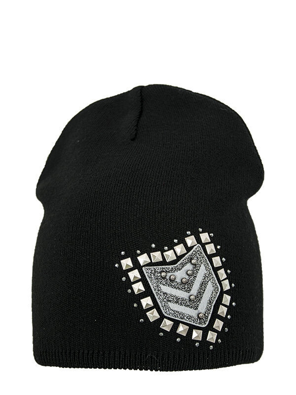 Шапка для девочки Готика, Миалт черный, весна-осень - Для девочек весна-осень