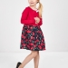 Платье для девочек Mini Maxi, модель 3761, цвет красный/мультиколор