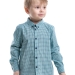 Рубашка для мальчиков Mini Maxi, модель 4810, цвет бирюзовый/клетка