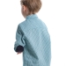 Рубашка для мальчиков Mini Maxi, модель 4810, цвет бирюзовый/клетка