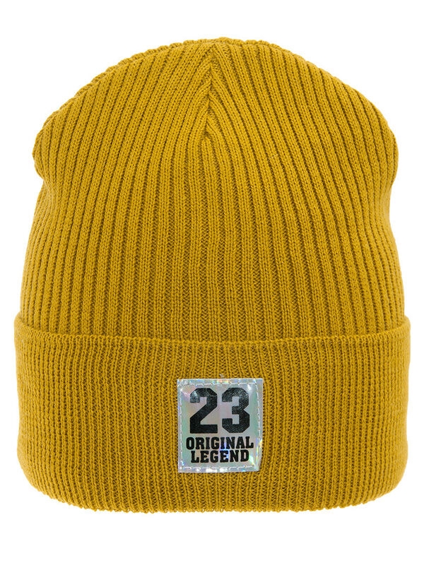 Шапка для девочки Вечер, Миалт горчичный, весна-осень - Для девочек весна-осень