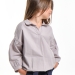 Блузка для девочек Mini Maxi, модель 7940, цвет серый