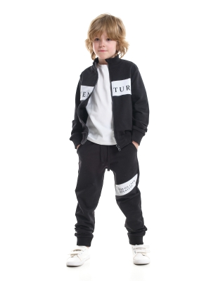 Спортивный костюм для мальчиков Mini Maxi, модель 7263, цвет черный