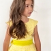 Платье для девочки праздничное БУШОН ST36, цвет желтый