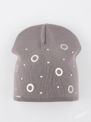 Шапка для девочки Рокси, Миалт темно-бежевый, весна-осень
