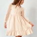 Платье для девочки нарядное БУШОН ST52, цвет бежевый