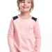 Футболка для мальчиков Mini Maxi, модель 1799, цвет кремовый/розовый