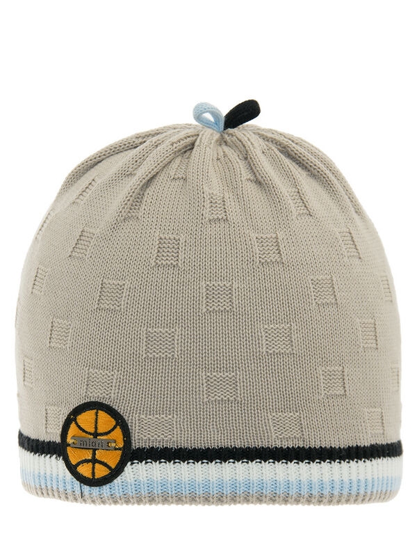 Шапка для мальчика Физкульт, Миалт бежевый, весна-осень - Шапки весна-осень