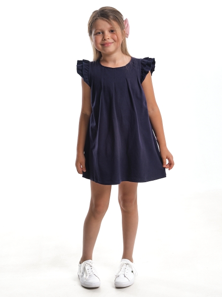 Платье для девочек Mini Maxi, модель 1474, цвет синий - Платья для девочек с коротким рукавом
