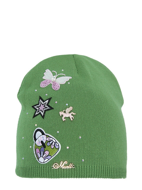 Шапка для девочки Лавка чудес, Миалт зеленый, весна-осень - Для девочек весна-осень