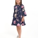 Платье для девочек Mini Maxi, модель 6531, цвет синий/мультиколор