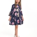 Платье для девочек Mini Maxi, модель 6531, цвет синий/мультиколор