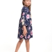 Платье для девочек Mini Maxi, модель 6531, цвет синий/мультиколор