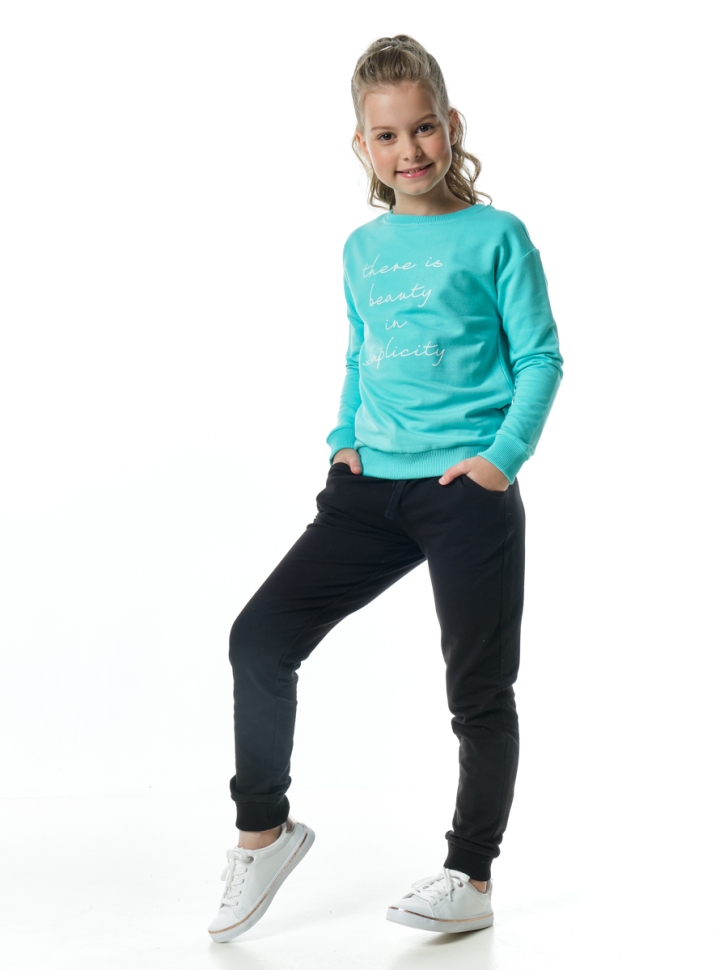 Костюм для девочек Mini Maxi, модель 2799, цвет бирюзовый - Костюмы спортивные