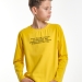 Лонгслив для мальчиков Mini Maxi, модель 1988, цвет горчичный