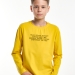Лонгслив для мальчиков Mini Maxi, модель 1988, цвет горчичный