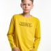 Лонгслив для мальчиков Mini Maxi, модель 1988, цвет горчичный